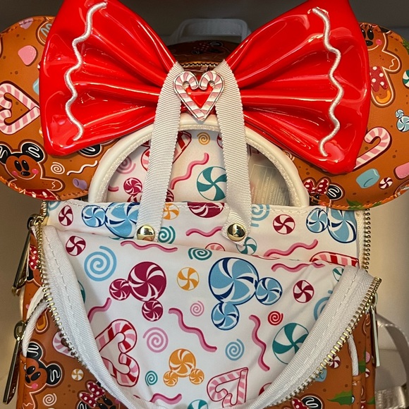 Mickey & Minnie Gingerbread Backpack & Ear Bundle - Picture 9 of 9